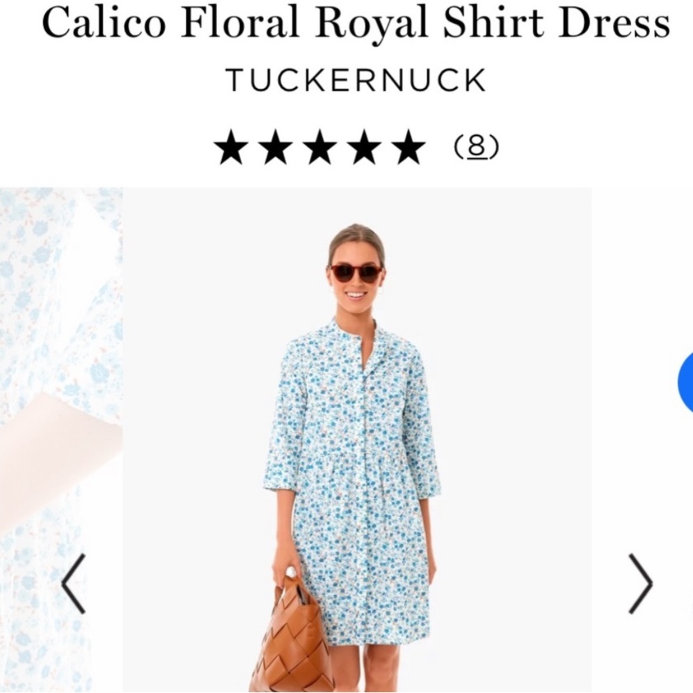 Tuckernuck Floral shirtdress- NWOT